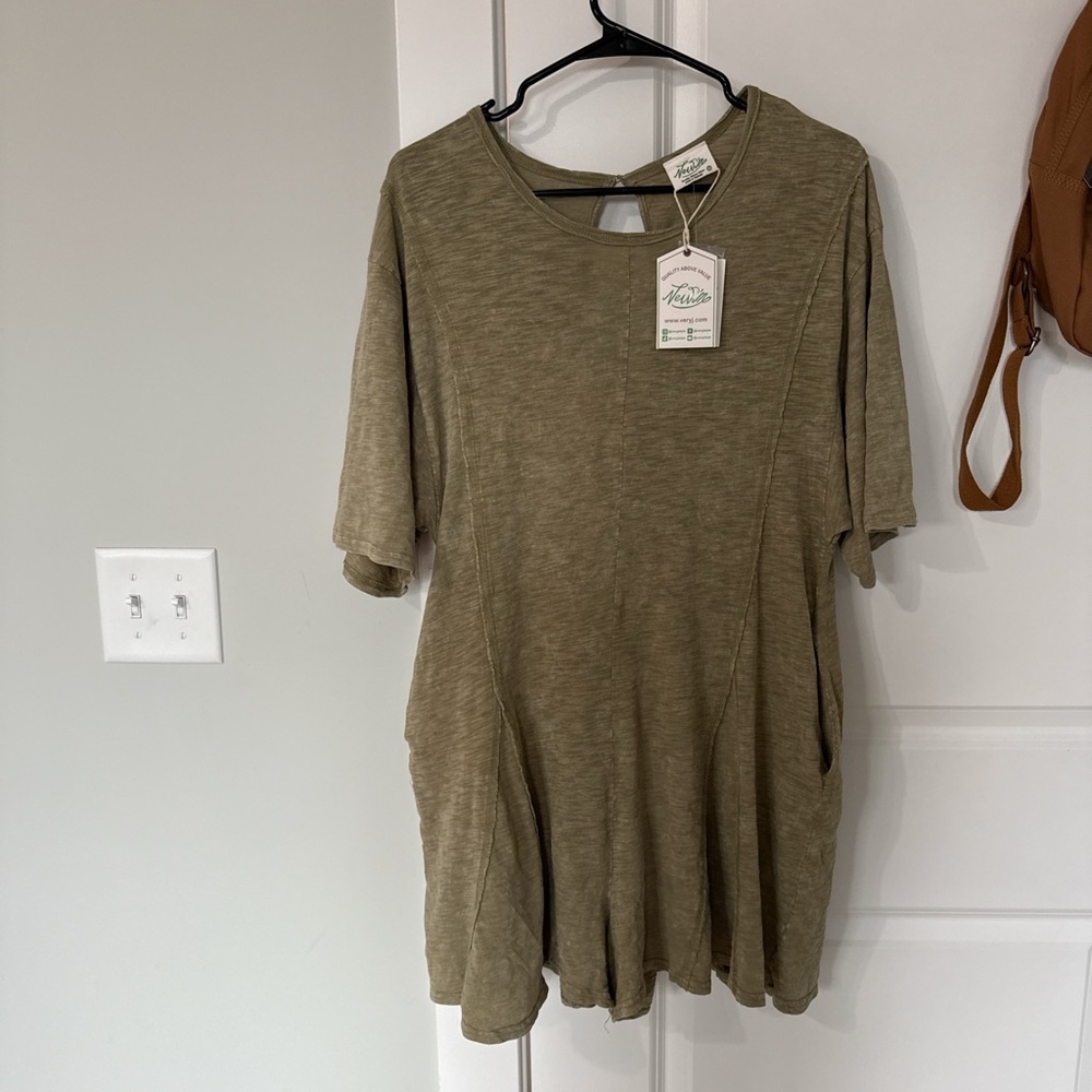 Olive Green Women's romper